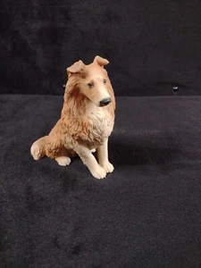 Made In Italy Original Castagna Resin Hund Figur Collie mit Etikett - Bild 1 von 9