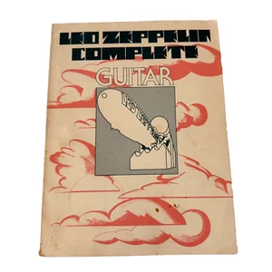 Led Zeppelin Complete Guitar Music Book (1975, Paperback) RARE - Picture 1 of 9