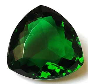 AAA+ Large Green Moldavite 55.10 CT Trillion Cut Loose Gemstone Gift @Best Price - Picture 1 of 6