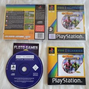 Jeu Actua Soccer 3 Zoo Classics pour PS1 PAL FR Complet CIB - Floto Games - Imagen 1 de 3