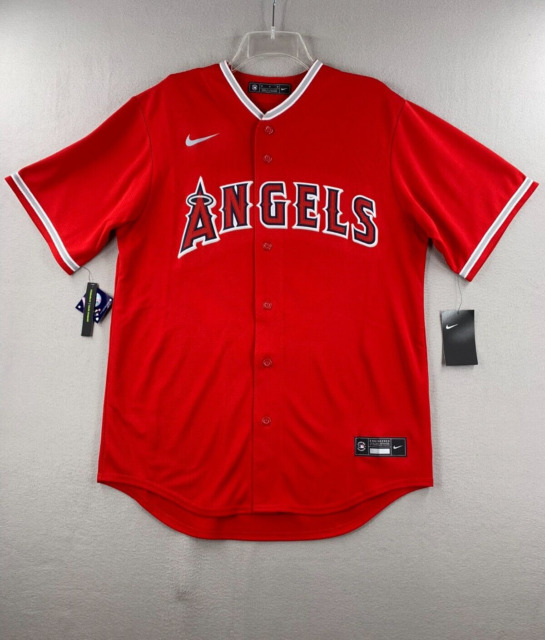 Nike Men's Los Angeles Angels Mike Trout Red Alternate Replica Player Jersey