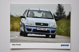 Car Press Photo - Fiat Punto - Blue - Front View - Picture 1 of 1