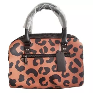 Leatherette Leopard Print Crossbody Bag with 2 Detachable Straps NWT - Picture 1 of 10