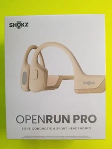 Shokz - OpenRun Pro Bone Conduction Open-Ear Sport Headphones Color BEIGE - Picture 1 of 3