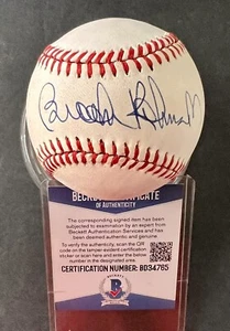 BROOKS ROBINSON AUTOGRAPHED AMERICAN LEAGUE BALL - BALTIMORE ORIOLES -BECKETT B - Bild 1 von 8