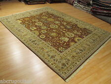 8x11 ELEGANT FLORAL Vegetable Dye Allover-Pattern Hand-knotted Wool Rug 580724