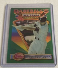 1993 Topps Finest Refractor Robin Ventura #93 White SOX ALL STARS