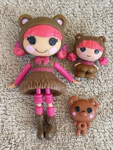 Lalaloopsy Mini Teddy Bear Honey Pots Doll Figure Rare - Picture 1 of 2