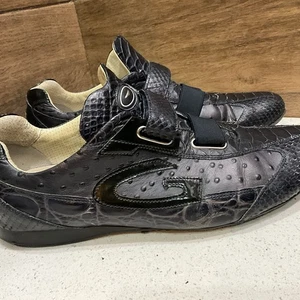 Alberto Guardiani Italy Herren Python Schlangenleder Leder Sneaker EU 44 / US 10,5 - Bild 1 von 11
