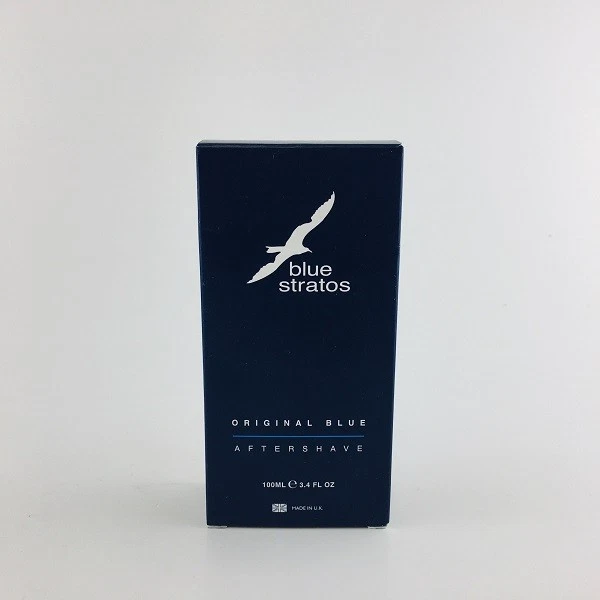 Blue Stratos 原装蓝色须后水 100 毫升全新带盒 — 第 1/1 张图片