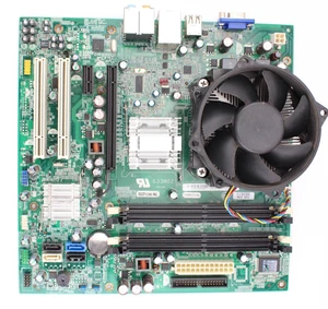 Placa madre Foxconn G33M02 Intel LGA775 ATX ventilador CPU disipador térmico RAM probado escritorio - Imagen 1 de 8
