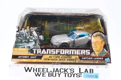 Autobot Jazz & Captain Lennox Transformers HFTD Human Alliance Hasbro NEW SEALED - Image 1 of 4