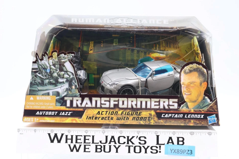 Autobot Jazz & Captain Lennox Transformers HFTD Human Alliance Hasbro NEW SEALED - Image 1 of 4