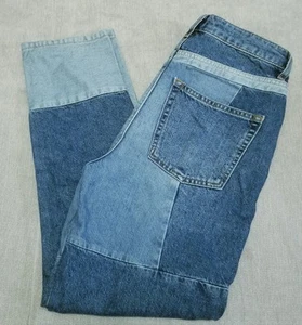 Free People We The Free Jeans Patchwork Denim Size 28x28 - Picture 1 of 9
