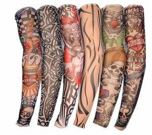 6 Tattoo Ärmel Strümpfe Stulpe Tattooärmel Armstrumpf Armtattoo NEU