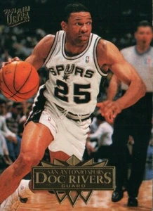 1995-96 FLEER ULTRA Doc Rivers #166 MINT & PERFECT + FREE NEW Toploader - Picture 1 of 3