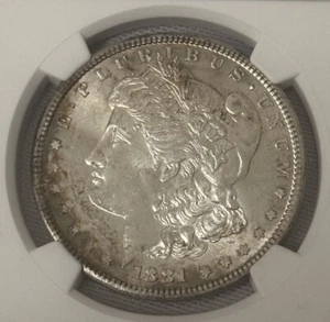 1881 Morgan Silver Dollar NCG Certified MS63 - Coin - Picture 1 of 2