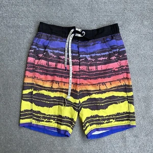 MAUI AND SONS Herren Badehose Badeshorts Small Beach Shorts Logo 24011 Gelb - Bild 1 von 8