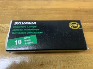 BOX OF 10 SYLVANIA 34201 1.26W 6.30V LIGHT BULBS   B233 - Picture 1 of 1