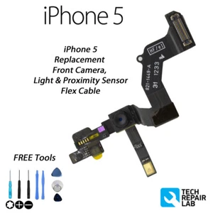 NEW iPhone 5 Replacement Front Camera Light Proximity Sensor Siri Mic w/ Tools - Picture 1 of 4