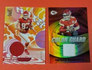 CARTA JERSEY PATRICK MAHOMES INDOSSATA & TRAVIS KELCE CARTA JERSEY INDOSSATA ELITE KC CAPI - Foto 1 di 6