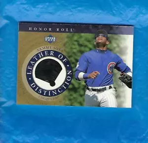 SAMMY SOSA 2003 HONOR ROLL LEATHER OF DISTINCTION GAME USED GLOVE TOUGH CUBS ! - Picture 1 of 1