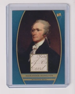 2024 PIEZAS DEL PASADO RELIQUIA ESCRITA A MANO ALEXANDER HAMILTON - Imagen 1 de 1