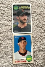 2017 Topps Heritage Madison Bumgarner 3D 1968 + Mini /100 SSP
