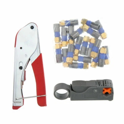 TOTALMENTE NUEVO Kit de herramientas de compresión Blackweb Universal RG6 ~ BWA19AV909 Foto 1 de 2