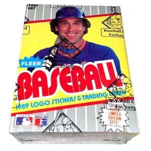 1989 Fleer Baseball Unopened Wax Box (Code 90811) FASC - Picture 1 of 2
