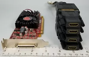 VisionTek AMD HD 5570 1GB VHDCI Quad DVI & HDMI Windows 10 Video Card SFF - Picture 1 of 10