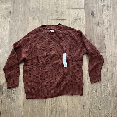 Suéter para mujer TALLA MED Sonoma Goods For Life manga raglán enrejado venta al por menor $36 Foto 1 de 4