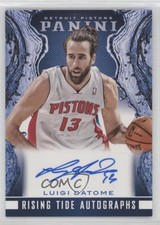 2013-14 Panini Rising Tide Auto Luigi Datome #48 Rookie Auto RC