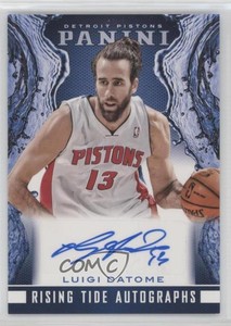 2013-14 Panini Rising Tide Auto Luigi Datome #48 Rookie Auto RC