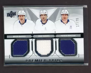 2018-19 UD Premier Premier Trios Jerseys M. Marner/J. Tavares/P. Marleau /75 - Picture 1 of 1