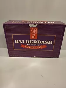 Gioco da tavolo originale BALDERDASH 1984 esilarante Bluffing Family **COMPLETO!** - Foto 1 di 12