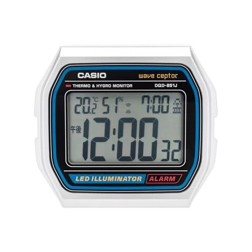 CASIO A158WA Motif Electric Wave Alarm Clock DQD-851J-8JF 10.2 .7 .8 cm