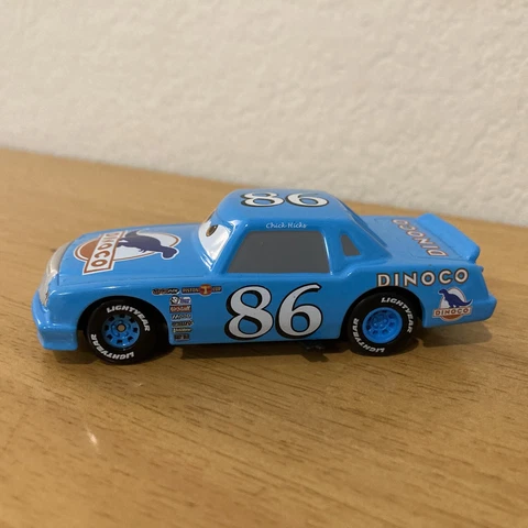 Disney Store Pixar Cars Exclusive Dinoco Chick Hicks  Die Cast Pullback And Go Cover