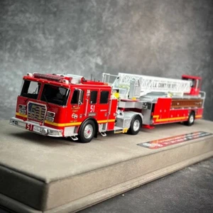 Fire Replicas 1/50 Los Angeles County FD 2017 KME AerialCat 100' Quint 51 Engine - Picture 1 of 12