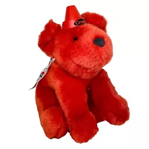 Crayola Matita Circo Orso Imbottito Peluche Vintage 1989 Rosso Heartline 9" Seduti - Foto 1 di 9