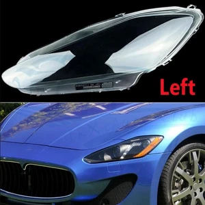 For Maserati GranTurismo 2008-2012 q Left Headlight Lens Cover Lampshade Shell - Picture 1 of 9