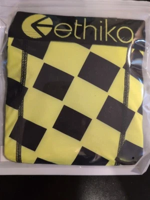 Boxer largo negro Ethika the Staple XL NUEVO CON ETIQUETAS Race Finish Line a cuadros Chartreuse Foto 1 de 4