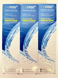 ICE PURE Replacement Refrigerator Water Filters RWF0700A 3 Pack NEW - Bild 1 von 4