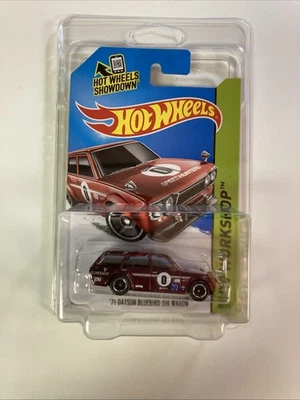 风火轮 2014 SUPER TREASURE HUNT '71 DATSUN BLUEBIRD 510 WAGON MESH GRILLE — 第 1/4 张图片