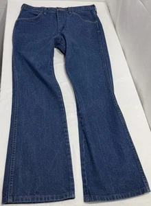 Pantalones de mezclilla Wrangler para hombre 34X31* 935NAV vintage vaquero occidental rodeo hechos en EE. UU. - Imagen 1 de 11
