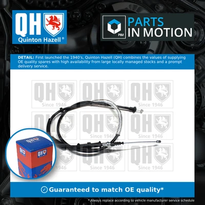 Cable de freno de mano compatible con FIAT PUNTO 199 1.3D trasero izquierdo 2008 en freno de mano estacionamiento QH Foto 1 de 4