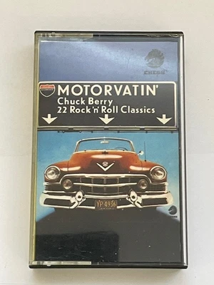 Chuck Berry MOTORVATIN music cassette tape paper labels 1977 7299 438 Chess - Image 1 of 4