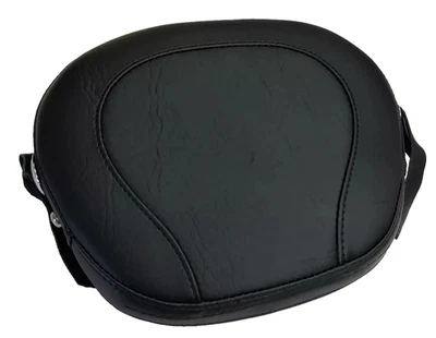 Almohadilla de barra Mustang de cuero negro Sissy para Victory Vegas 03-17 Kingpin 04-12 Foto 1 de 4