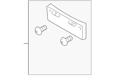 Nissan Murano 2003-2005 genuino - soporte de licencia 96210-CA000 Foto 1 de 2