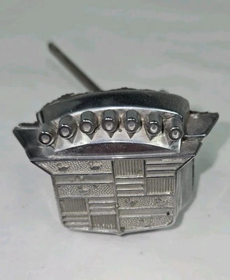 1967-68 Cadillac Deville Trunk Lid Key Hole Crest Cover OEM GM - Image 1 of 4